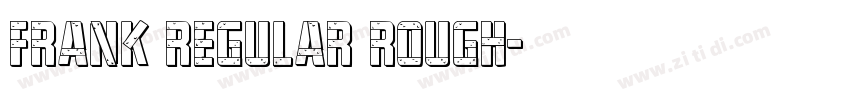 Frank Regular Rough字体转换